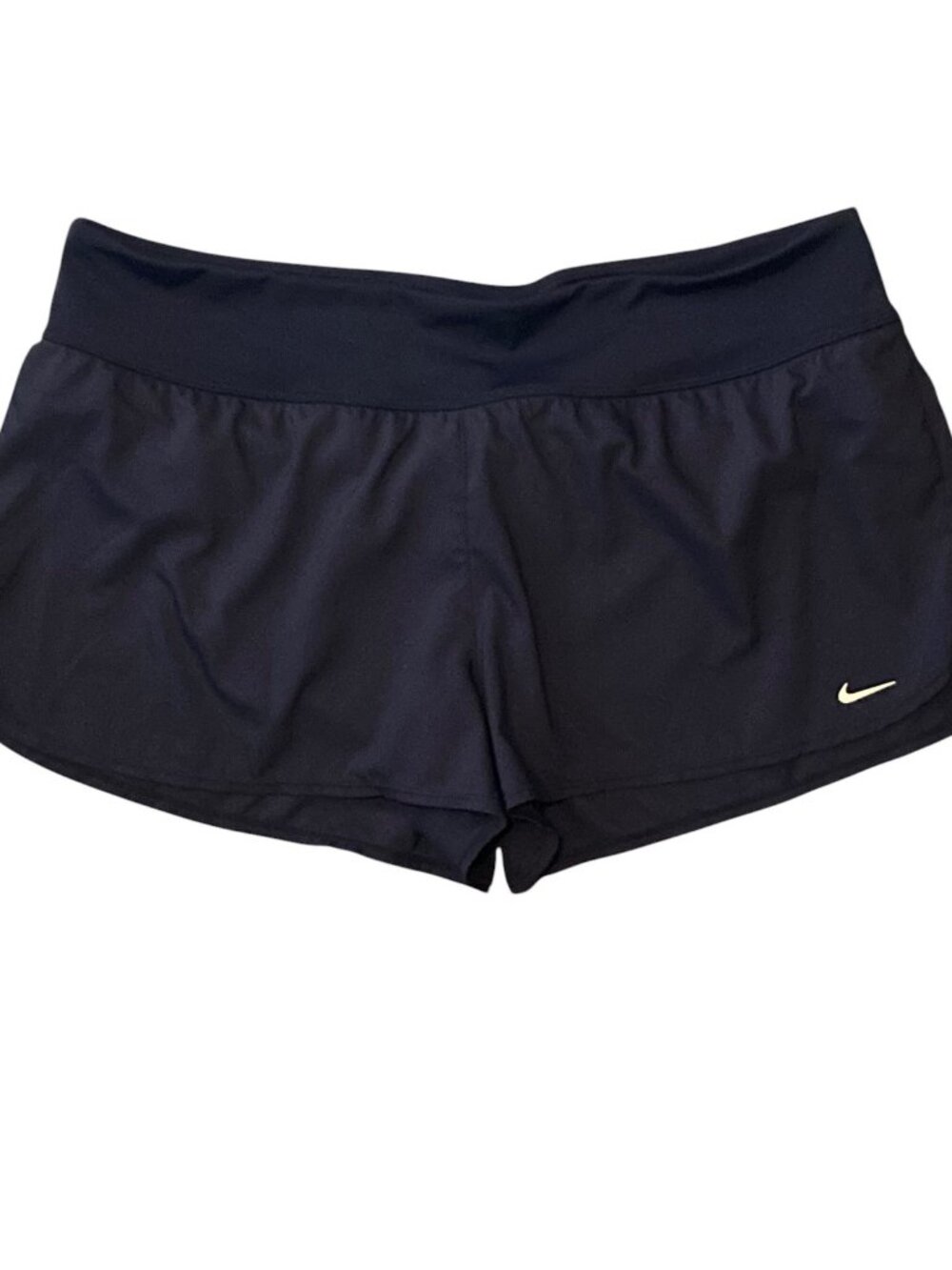 Women's NIKE Element 2.5" Inseam Swim Board Shorts with Liner NAVY BLUE Size XL